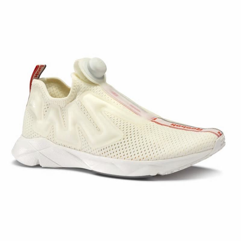 Pantofi Sport Reebok Pump Supreme Jacquard Tape Dama Albi Romania JK9703UQ